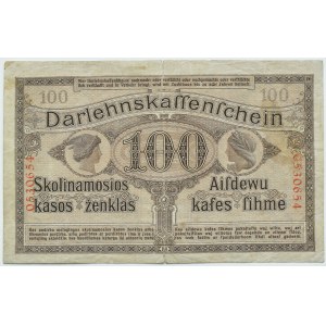 OST, Kaunas, 100 mariek 1916, sedemmiestne číslovanie