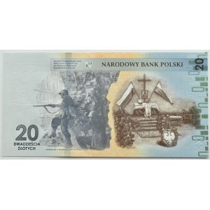 Third Republic, 80th Anniversary of the Warsaw Uprising, 20 zloty 2024, Warsaw, UNC