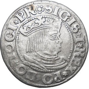 Sigismund I the Old, city penny 1534, Gdansk RARE
