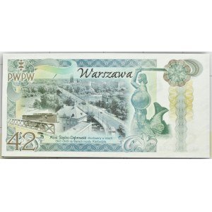 PWPW, 42 Varsavia ieri in cartella, UNC