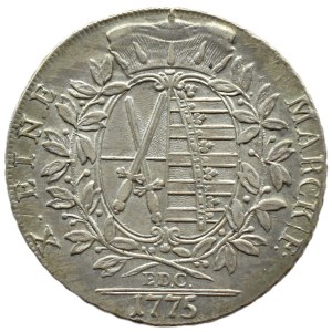 Allemagne, Saxe, Frédéric Auguste Ier, thaler 1775 E.D.C., Dresde