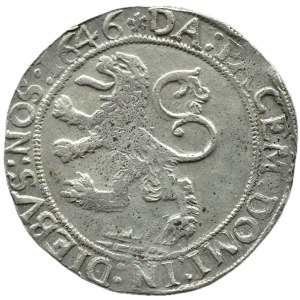 Nizozemsko, Lion thaler (Leeuwendaalder) 1646, Zwolle