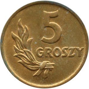 RP, 5 pennies 1949, Basel, UNC