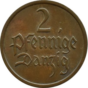 Free City of Danzig, 2 fenigs 1937, Berlin
