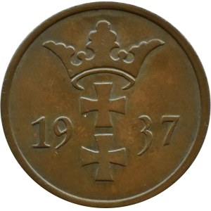 Free City of Danzig, 2 fenigs 1937, Berlin