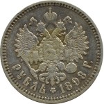 Rosja, Mikołaj II, rubel 1898 AГ, Petersburg