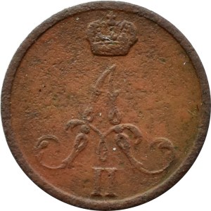 Nicola I, 1/4 di kopiejka (połuszka) 1855 B.M., Varsavia