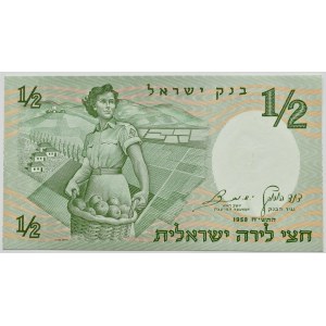 Israel, 1/2 lirot 1958, UNC