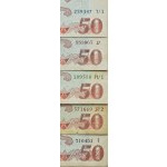 Israel, Lot 50 lirot 1960 FIVE VARIES