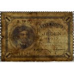 II RP, T. Kosciuszko, 1 zloty 1919 S.79 D