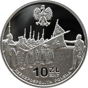 Third Republic, 10 zloty 2017, National Committee, Warsaw, UNC