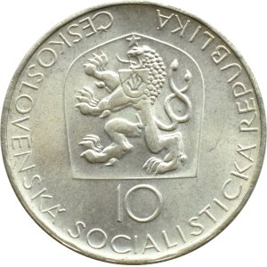 Tschechoslowakei, 10 Kronen 1968, Nationaltheater in Prag, Kremnica, UNC