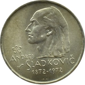 Tschechoslowakei, 20 Kronen 1972, Andrej Slavkovic, UNC