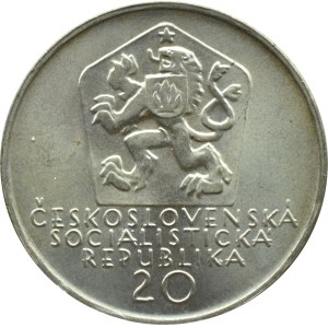 Tschechoslowakei, 20 Kronen 1972, Andrej Slavkovic, UNC