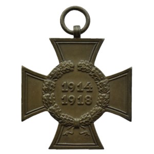 Germania, Croce d'onore 1914-1918, Prima guerra mondiale