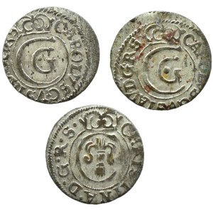 Švédska okupácia, Christina/Karol X Gustav, šarža 1651-1658, Riga BEAUTIFUL