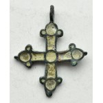 Kyiv Rus X-XIII century, bronze cross enamel remnants (7).
