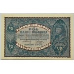 II RP, 1/2 Mark 1920, Warschau, GDA 64 EPQ