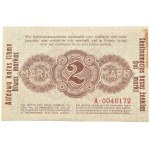 OST, Kaunas, 2 marks 1918 OST, series A, LOW NUMBER
