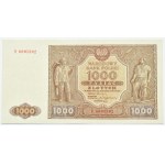 RP, 1000 zloty 1946, series R, Warsaw