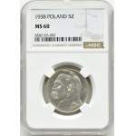 II RP, Józef Piłsudski, 5 zloty 1938, Warsaw, NGC MS60