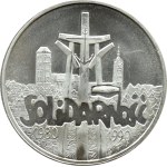 III RP, Solidarity (A), 100000 gold 1990, type A, Warsaw, BEAUTIFUL!