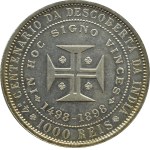 Portugal, 1000 reis 1898, Discovery of India, Lisbon BEAUTIFUL