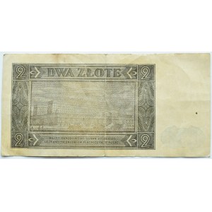 RP, 2 zloty 1948, AD series, Warsaw