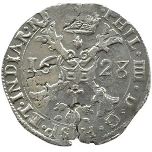 Spanish Netherlands, Artois, Philip IV, patagon 1623(8), RARE