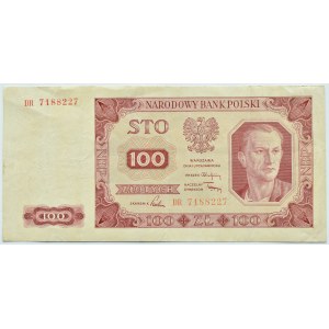 RP, 100 zloty 1948, DR series, Warsaw