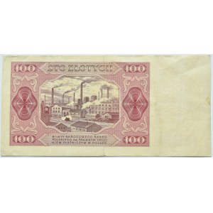 RP, 100 zloty 1948, DR series, Warsaw