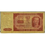 RP, 100 zloty 1948, DR series, Warsaw