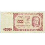 RP, 100 zloty 1948, DR series, Warsaw