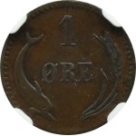 Dänemark, 1 Erz 1882 CS, Kopenhagen, NGC AU 55 BN