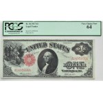 USA, Washington, 1 dolar 1917, seria A/A, Teehee & Burke, PCGS 64
