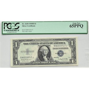USA, G. Washington, $1 1935 H, D/J series, Granahan &amp; Dillon, PCGS 65PPQ