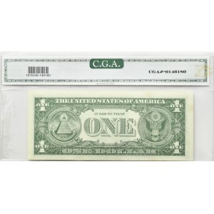 USA, G. Washington, $1 1957, S/A series, Priest &amp; Anderson, CGA 66