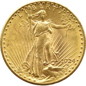 USA, Saint Gaudens, $20 1924, Philadelphia