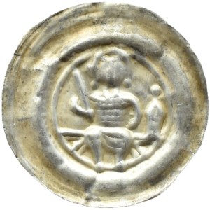 Germany, Meissen, ruler seated with sword in hand, 13th century