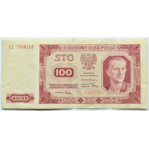RP, 100 zloty 1948, IL series, Warsaw