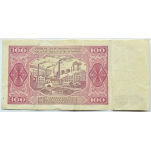 RP, 100 zloty 1948, IL series, Warsaw