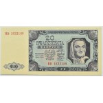 RP, 20 zloty 1948, HD series, Warsaw, PMG 64 EPQ