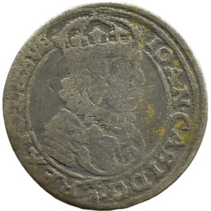 John II Casimir, sixpence 1661 GB-A, Lviv