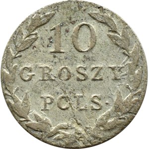 Mikołaj I, 10 groszy 1831 K.G., Warszawa, ŁADNE I RZADKIE