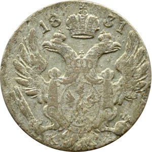 Mikołaj I, 10 groszy 1831 K.G., Warszawa, ŁADNE I RZADKIE