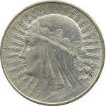 II RP, Head of a Woman, 10 zloty 1933, Warsaw