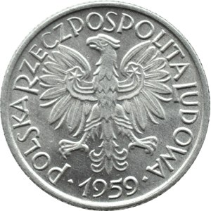 PRL, Berry, 2 zloty 1959, Warsaw, UNC