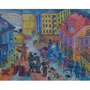 Edward Dwurnik, My Backyard, 1999