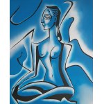 Mariusz Zając, Blue Woman, 2024