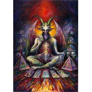 Andrew Masianis, The Devil - tarot cards, 2024